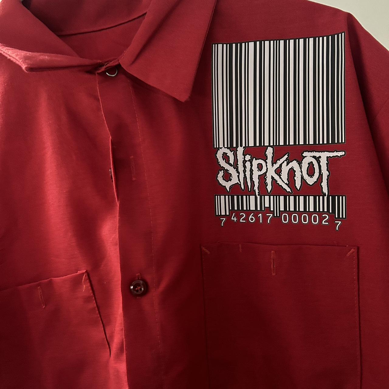 Slipknot Red Kap work shirt. Size 2x. Cool piece. | Depop