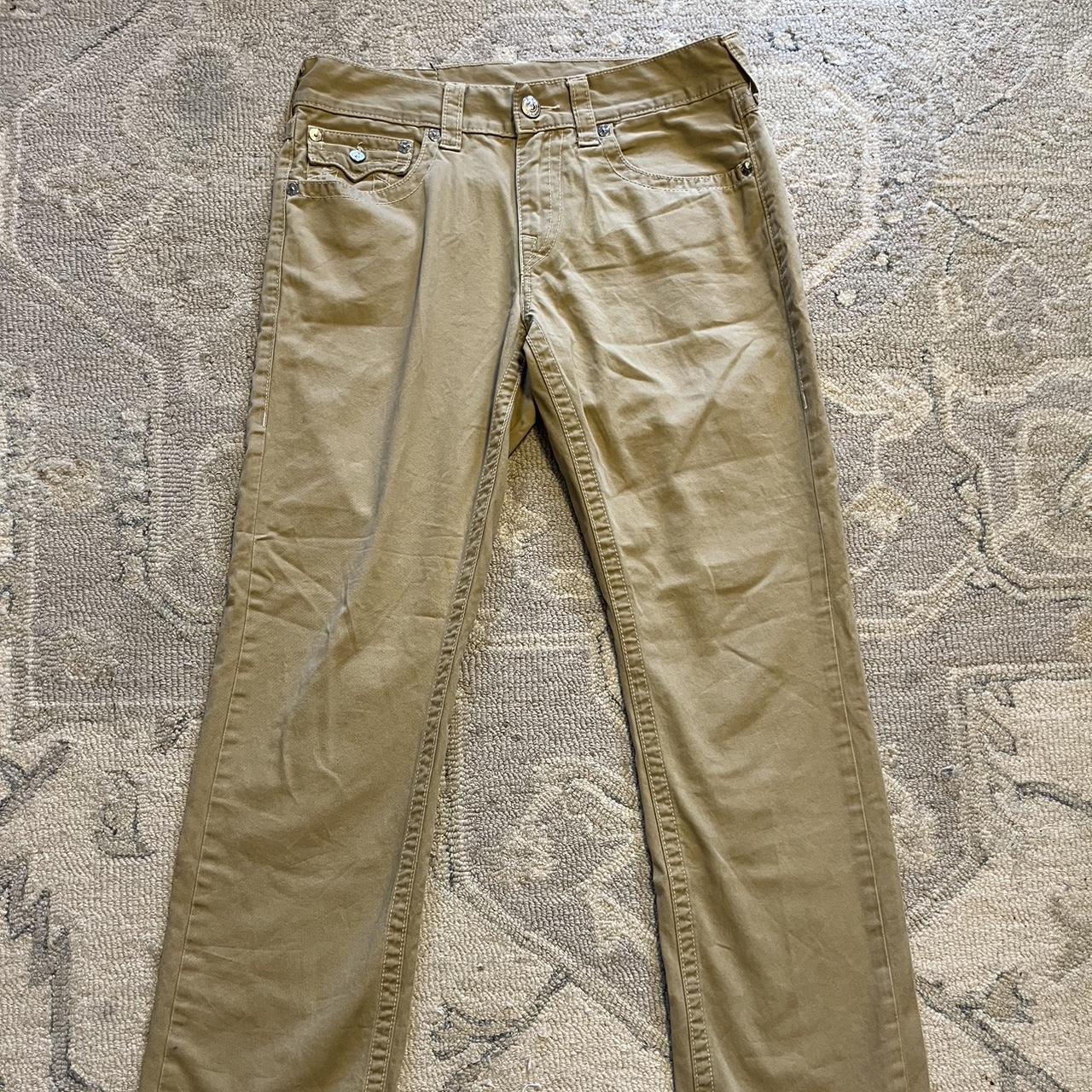 VINTAGE True Religion khakis 33x33 - Depop