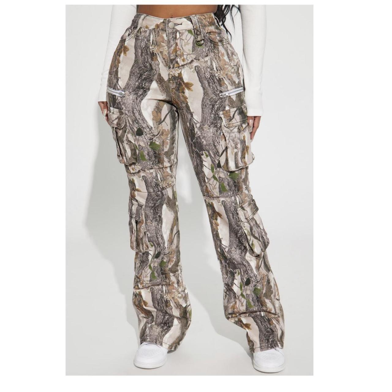 Camo cargo pants women's nova shops