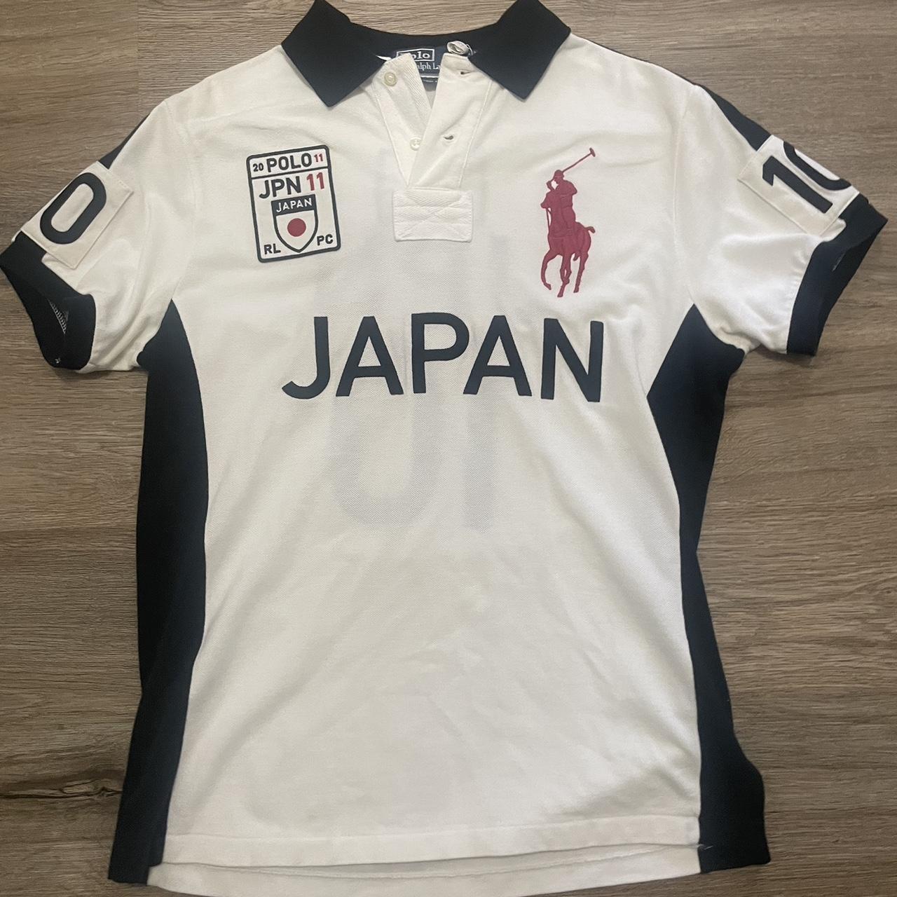 Chief Keef Japan polo with front and back size medium - Depop