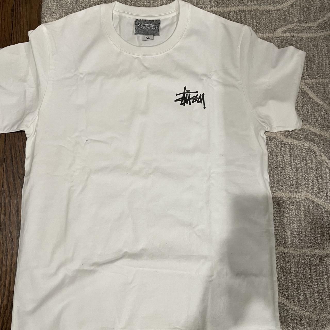 Stussy Plain White shirt with original box and... - Depop