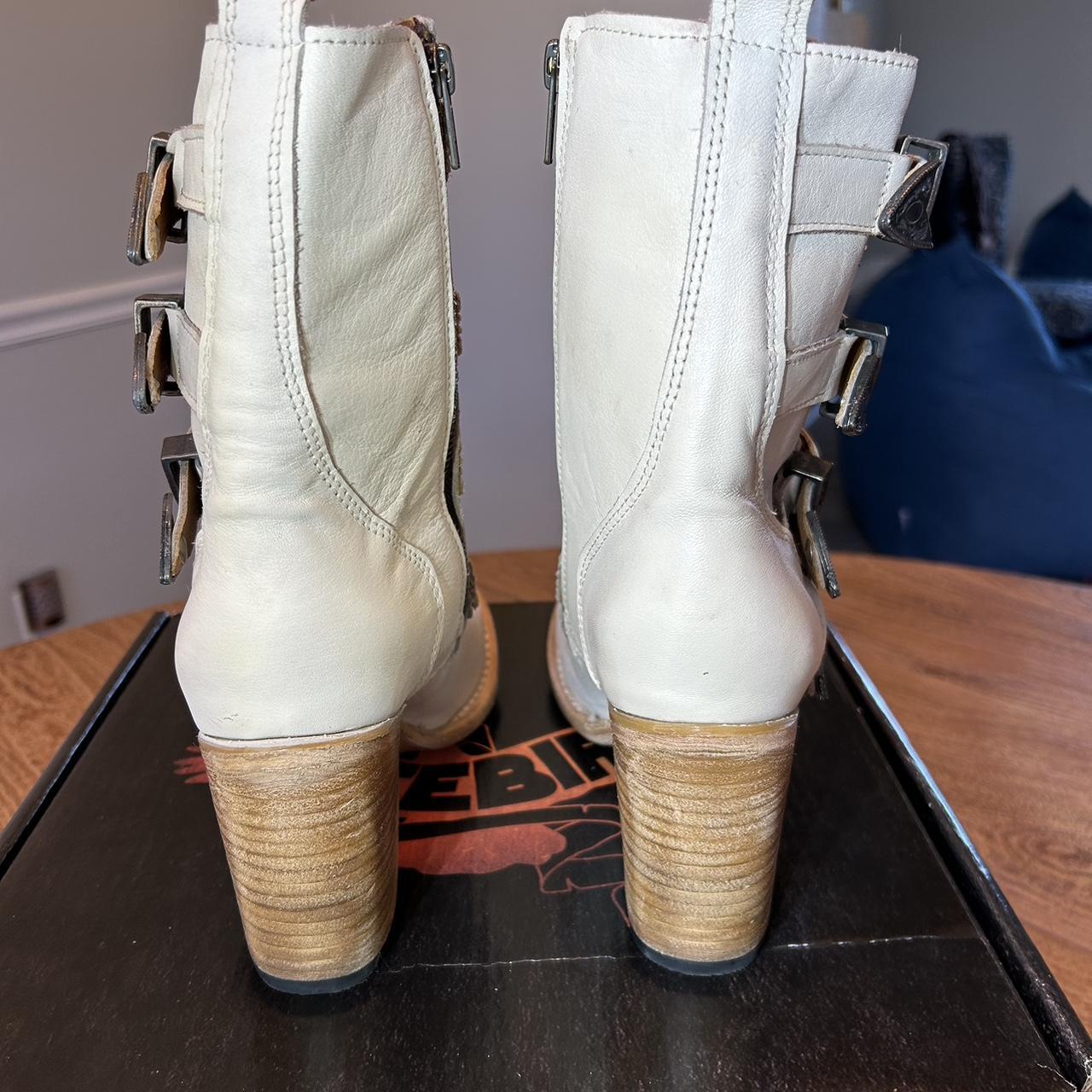 freebird white boots