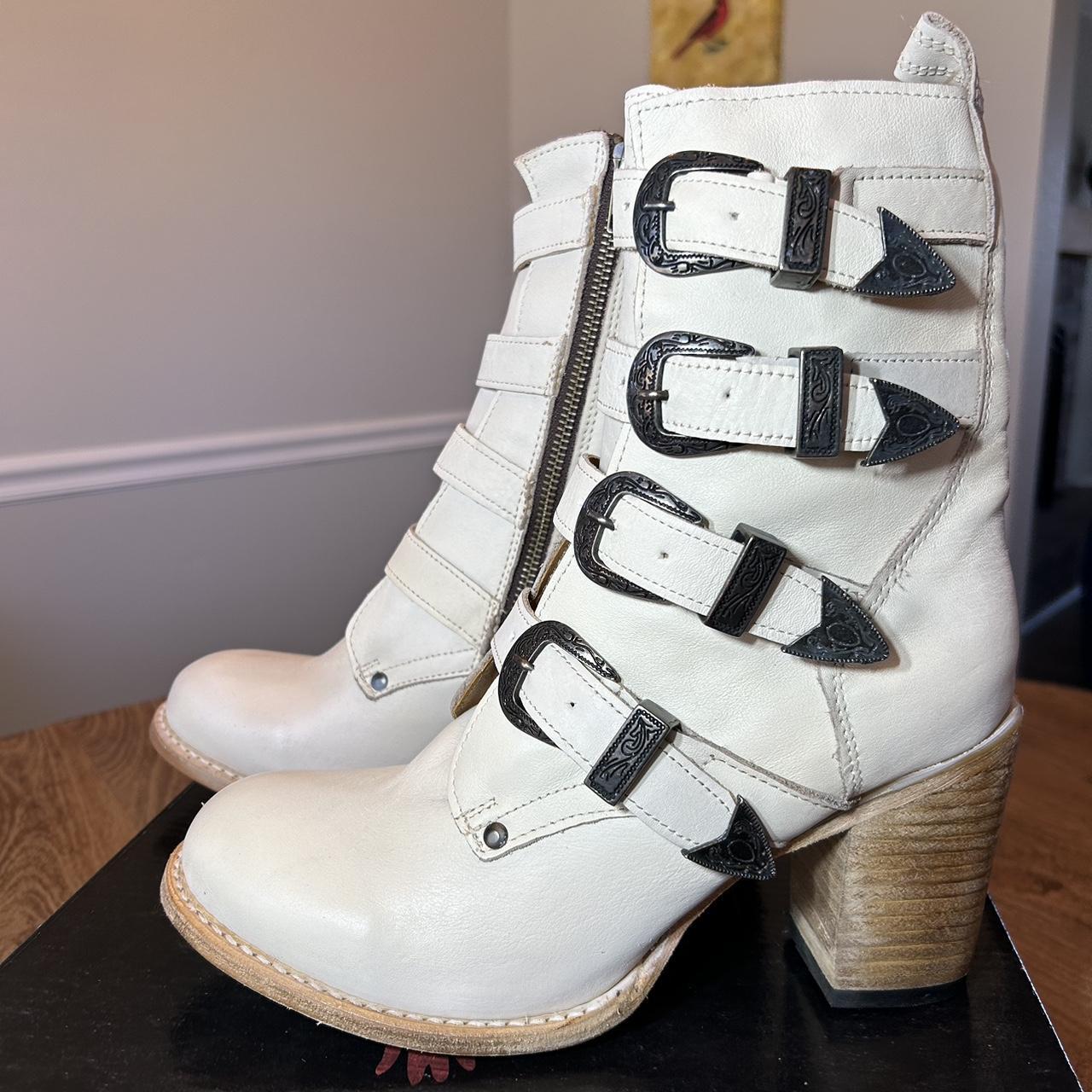 freebird white boots