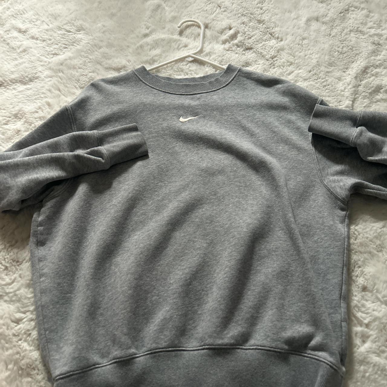 mens grey nike crewneck