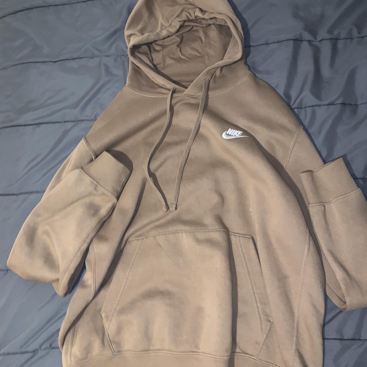 Vintage brown cheap nike hoodie