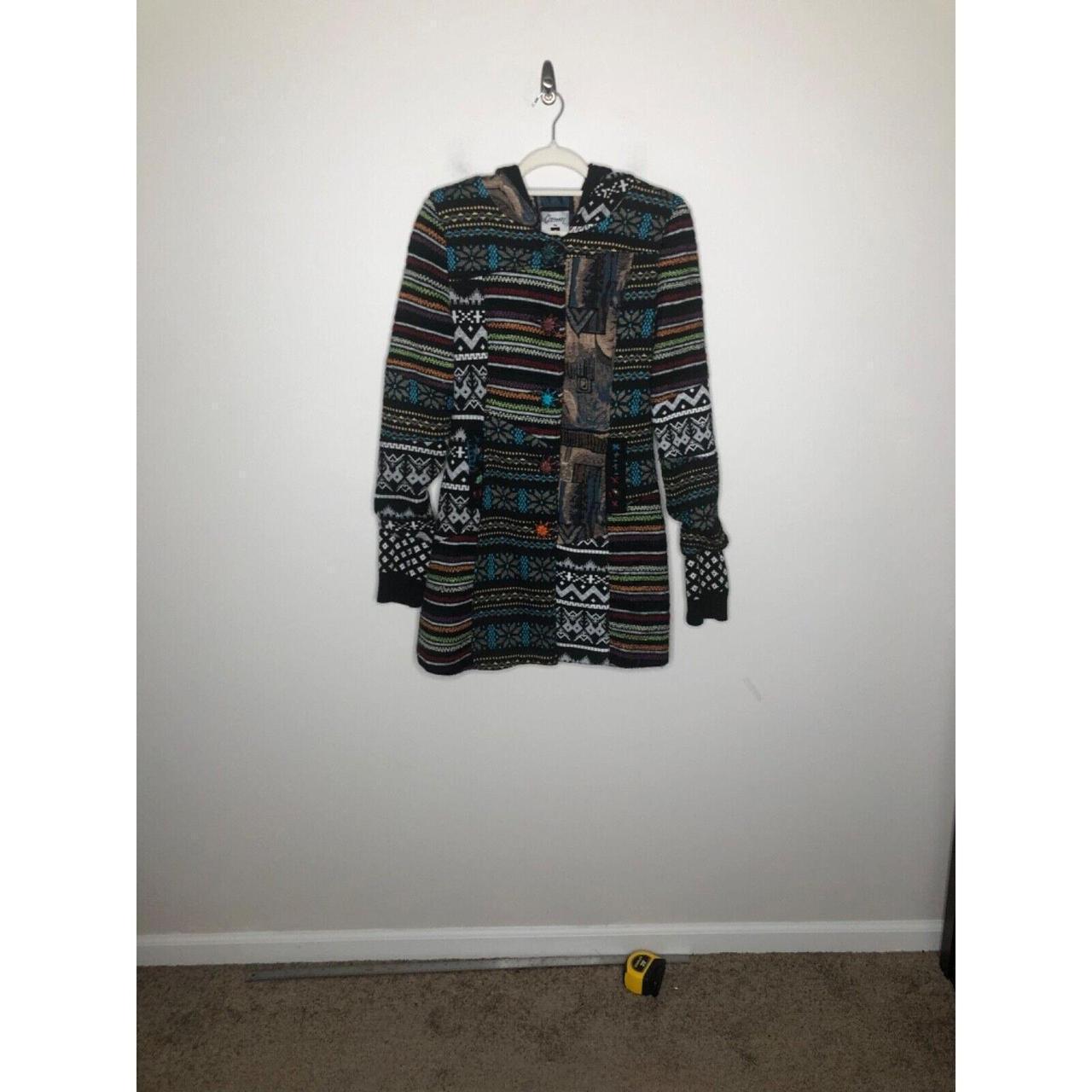 Women's Coat - Multi - S – Carmen Patchwork Tapes… - image 8