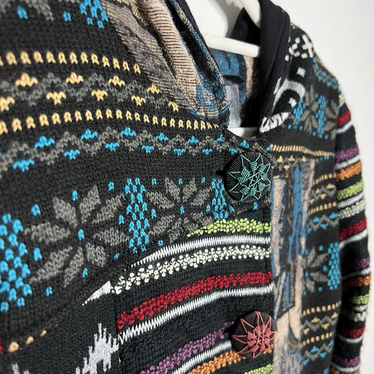 Women's Coat - Multi - S – Carmen Patchwork Tapes… - image 4