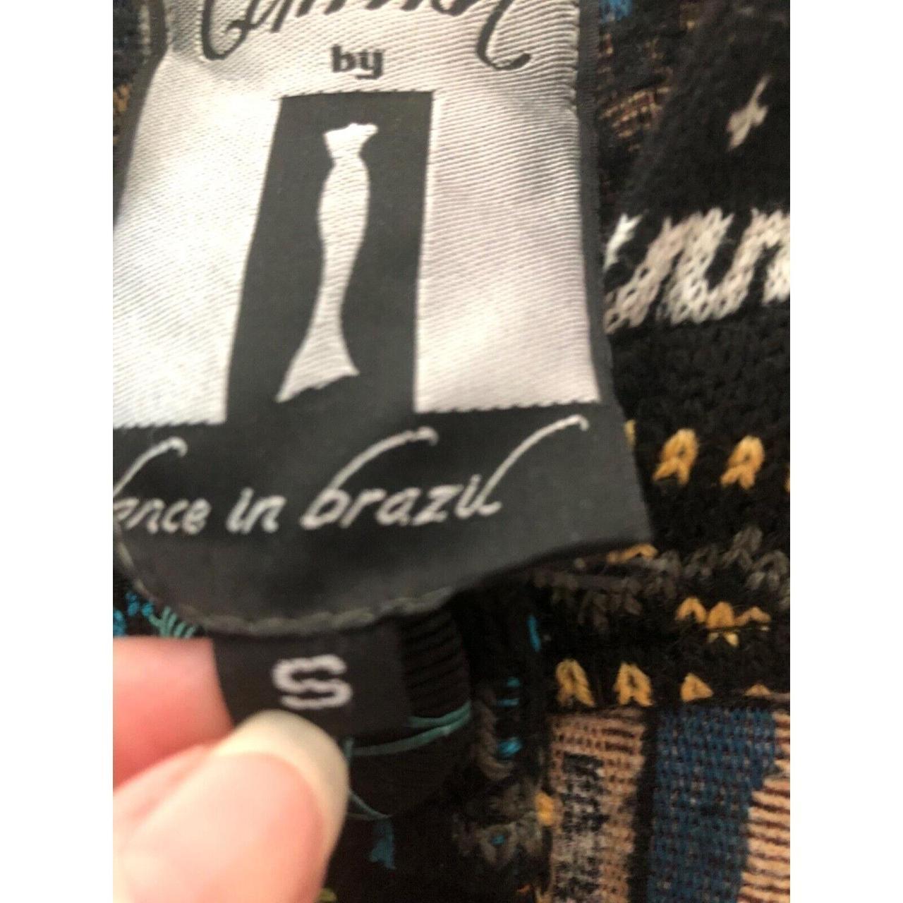 Women's Coat - Multi - S – Carmen Patchwork Tapes… - image 6