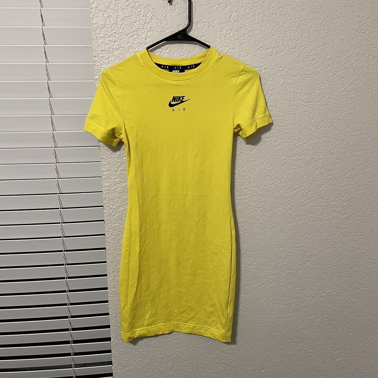 womens yellow nike dress