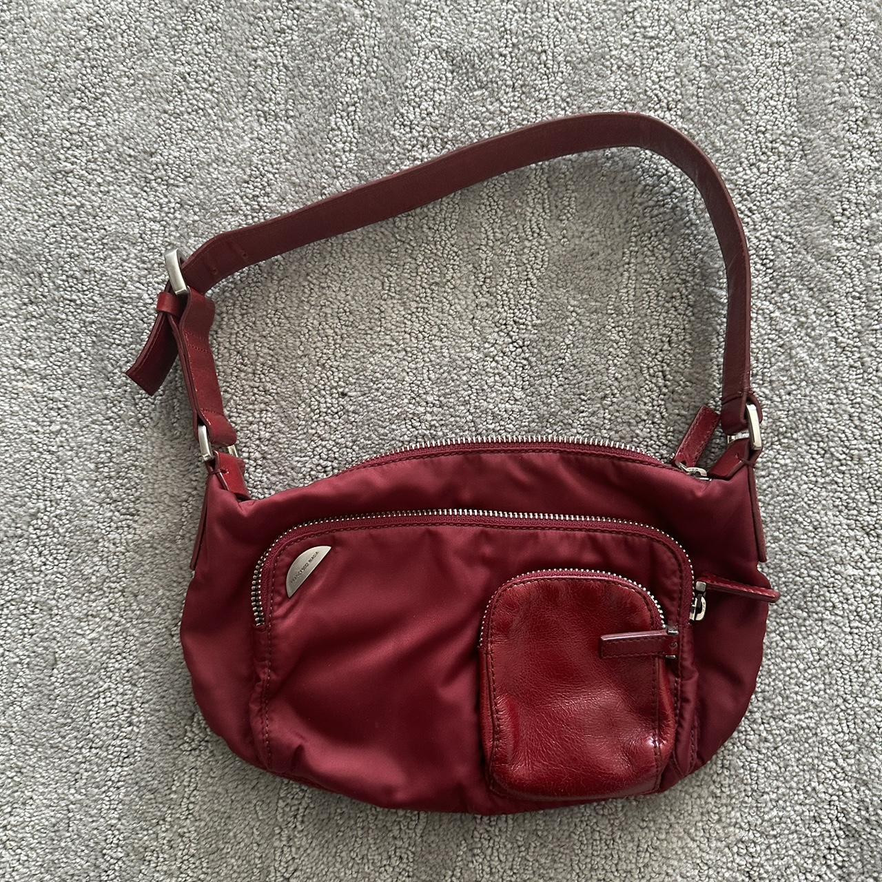 Little red purse!! In great condition besides... - Depop