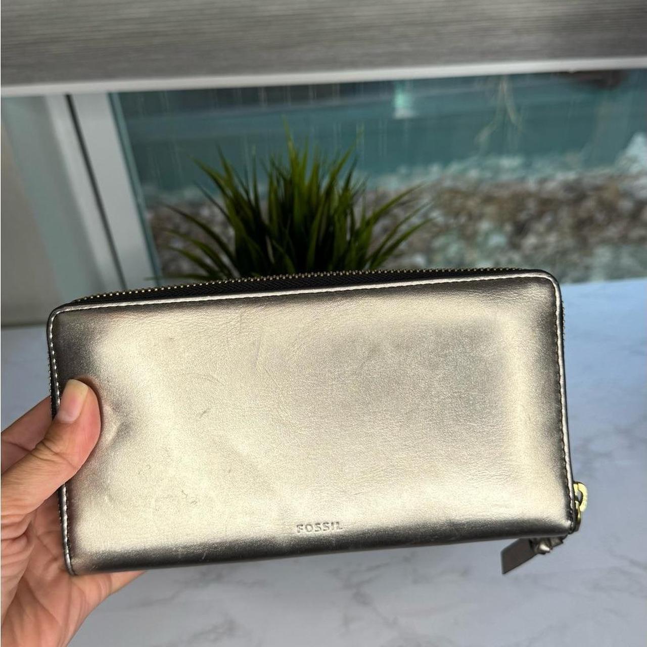 Fossil Women's Wallets - Silver – Fossil Metallic… - image 1