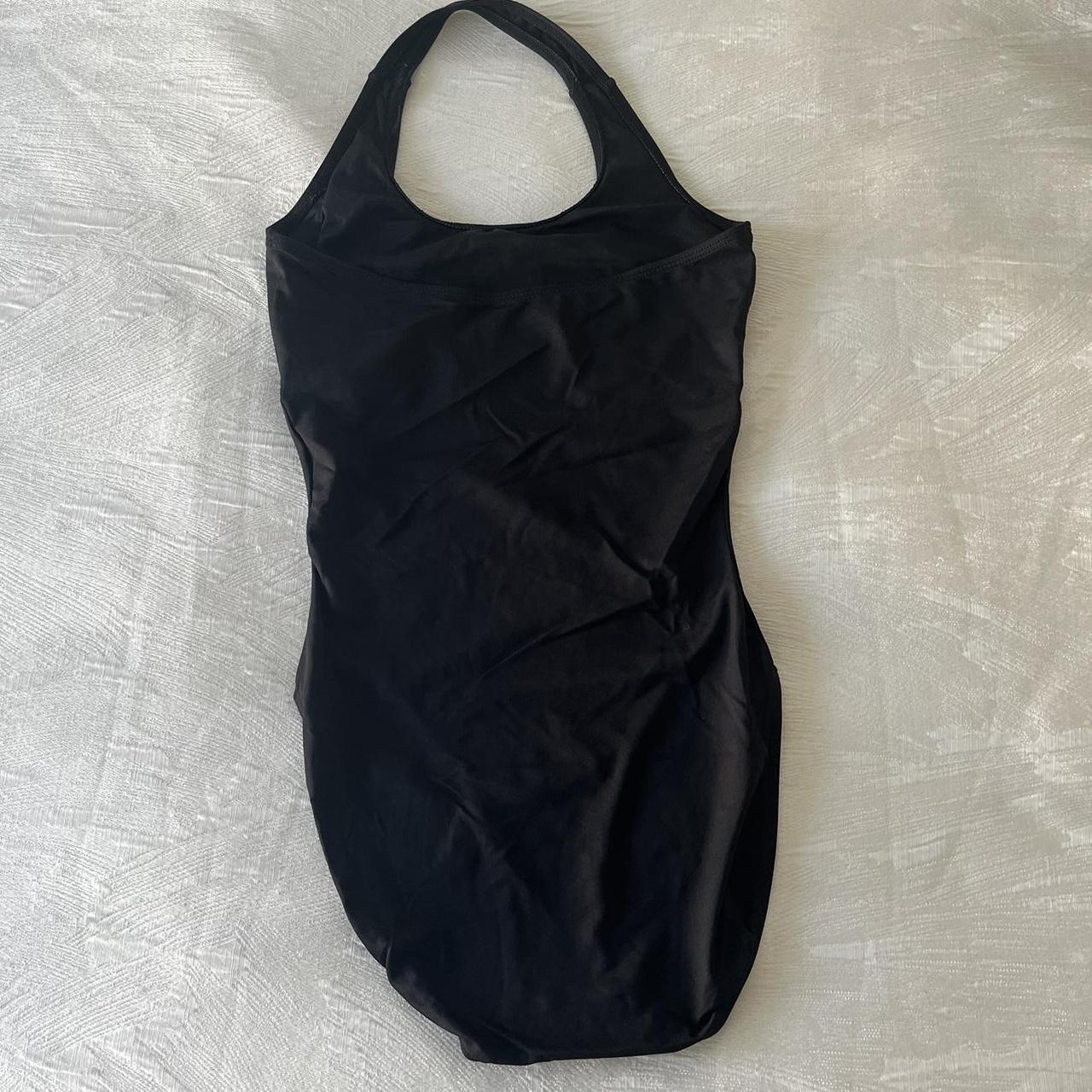 Black halter leotard danskin nylon and spandex one... - Depop