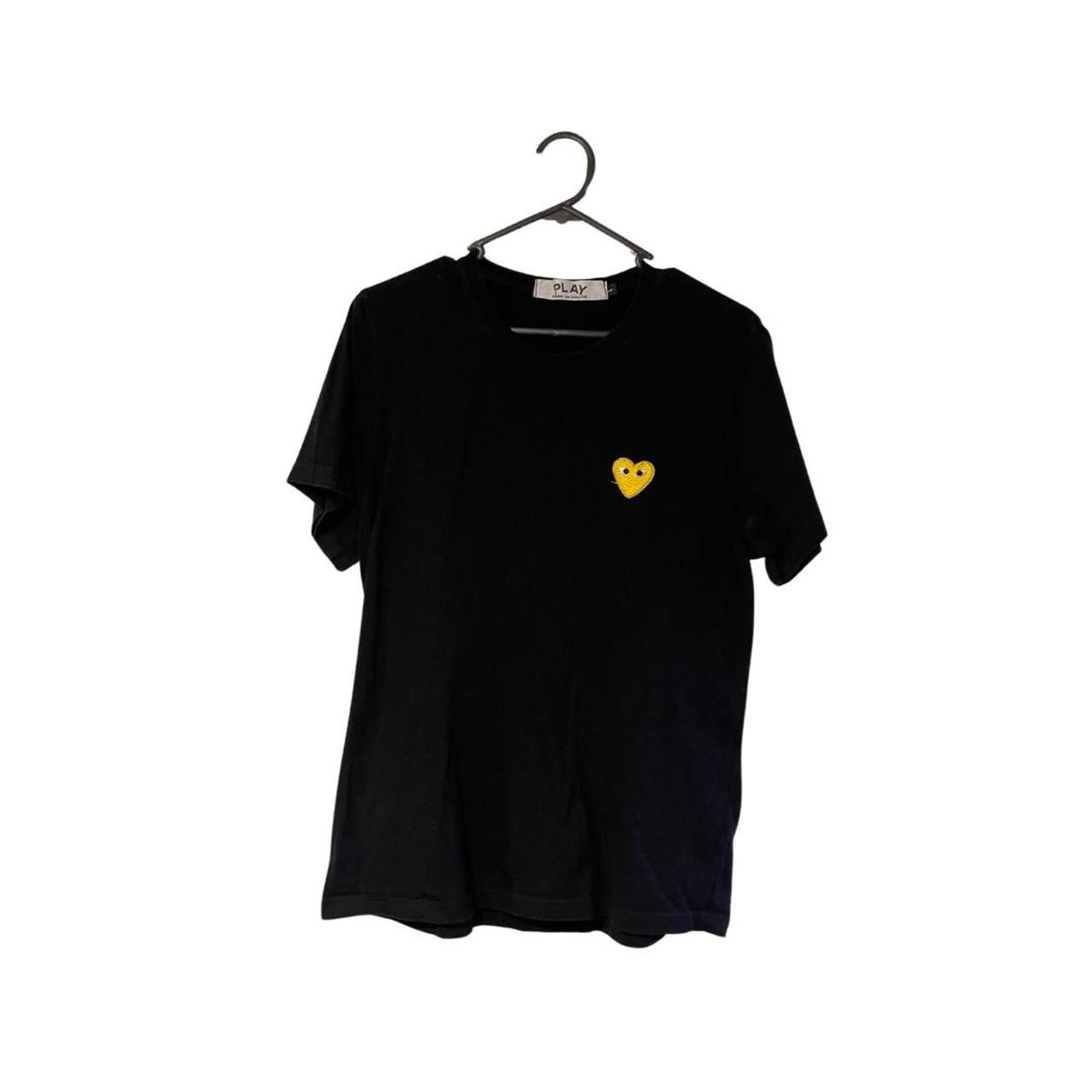 Comme Des Garçons Play Heart Patch T Shirt Depop