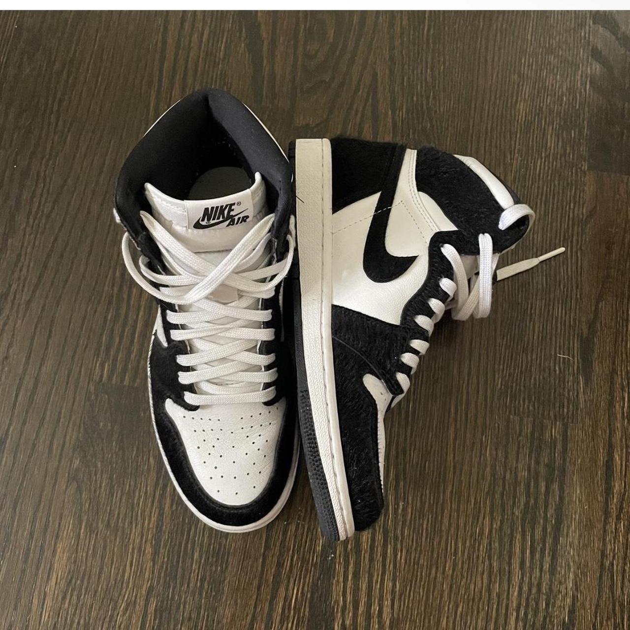 Nike Air Jordan 1 High Pony Hair great condition... - Depop