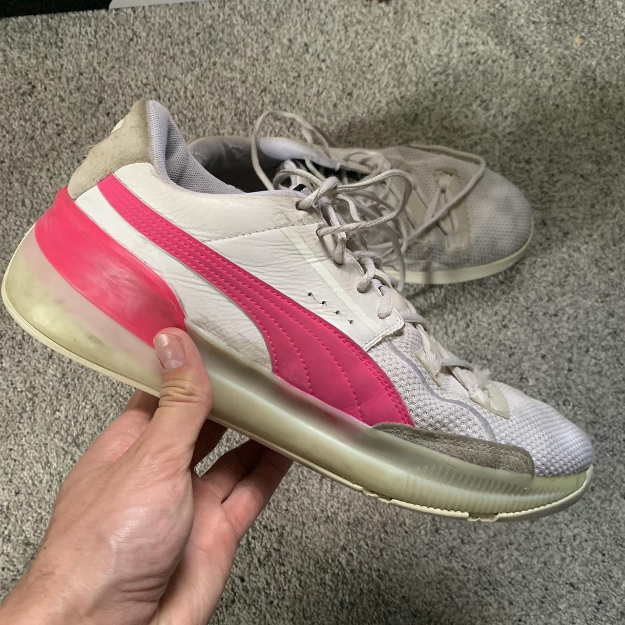 Basketball Shoes Pink Pumas Men Puma World Tour Basketball Shoes