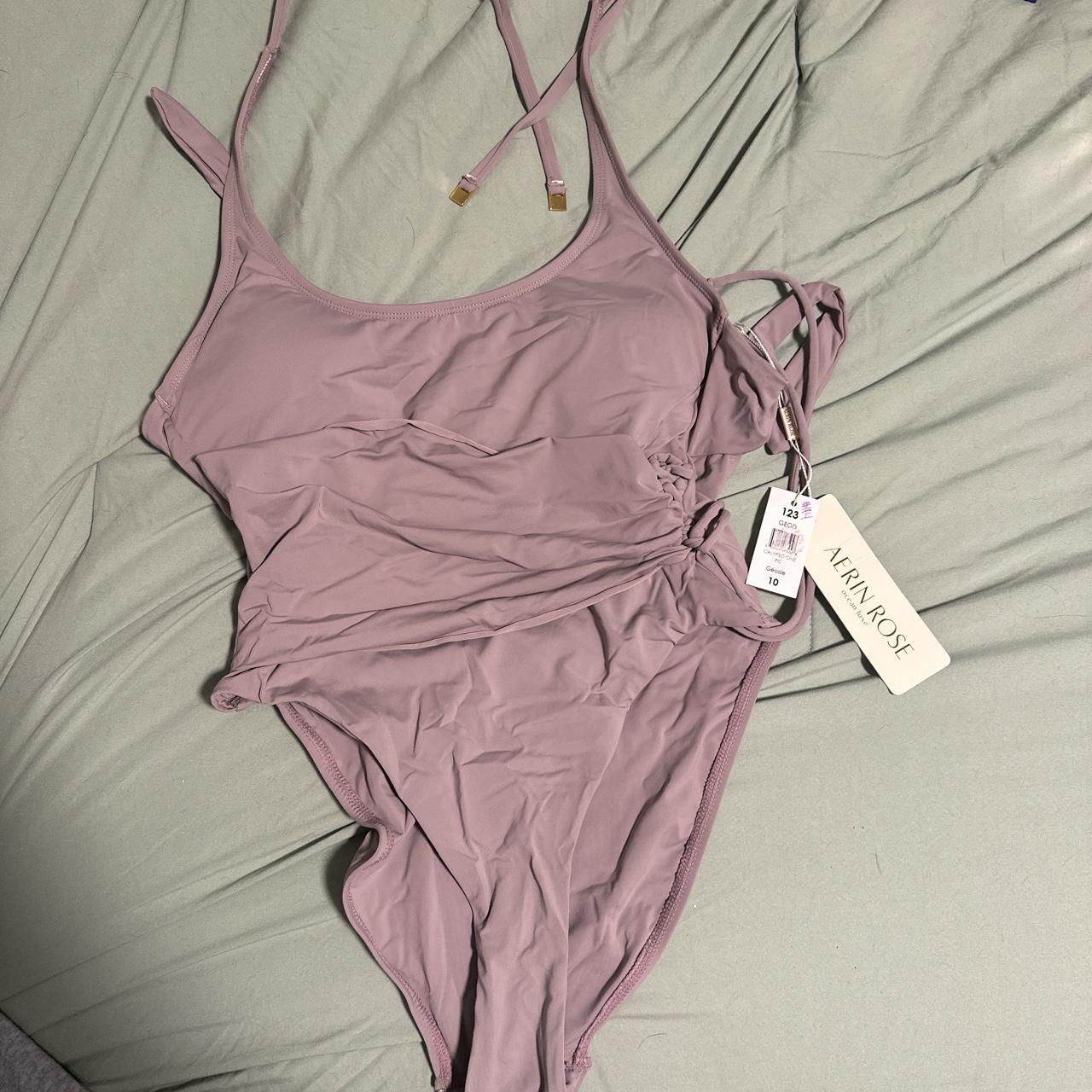 Aerie Rose Ocean Luxe Bathing Suit Purple lavender