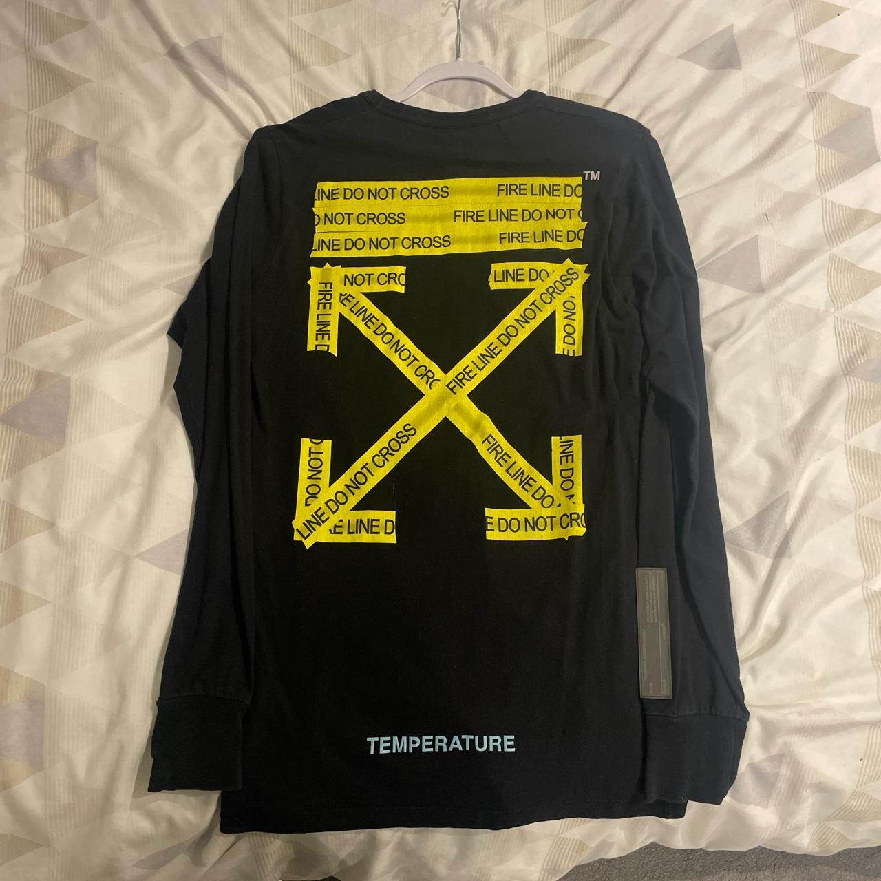 Off white yellow long sleeve best sale