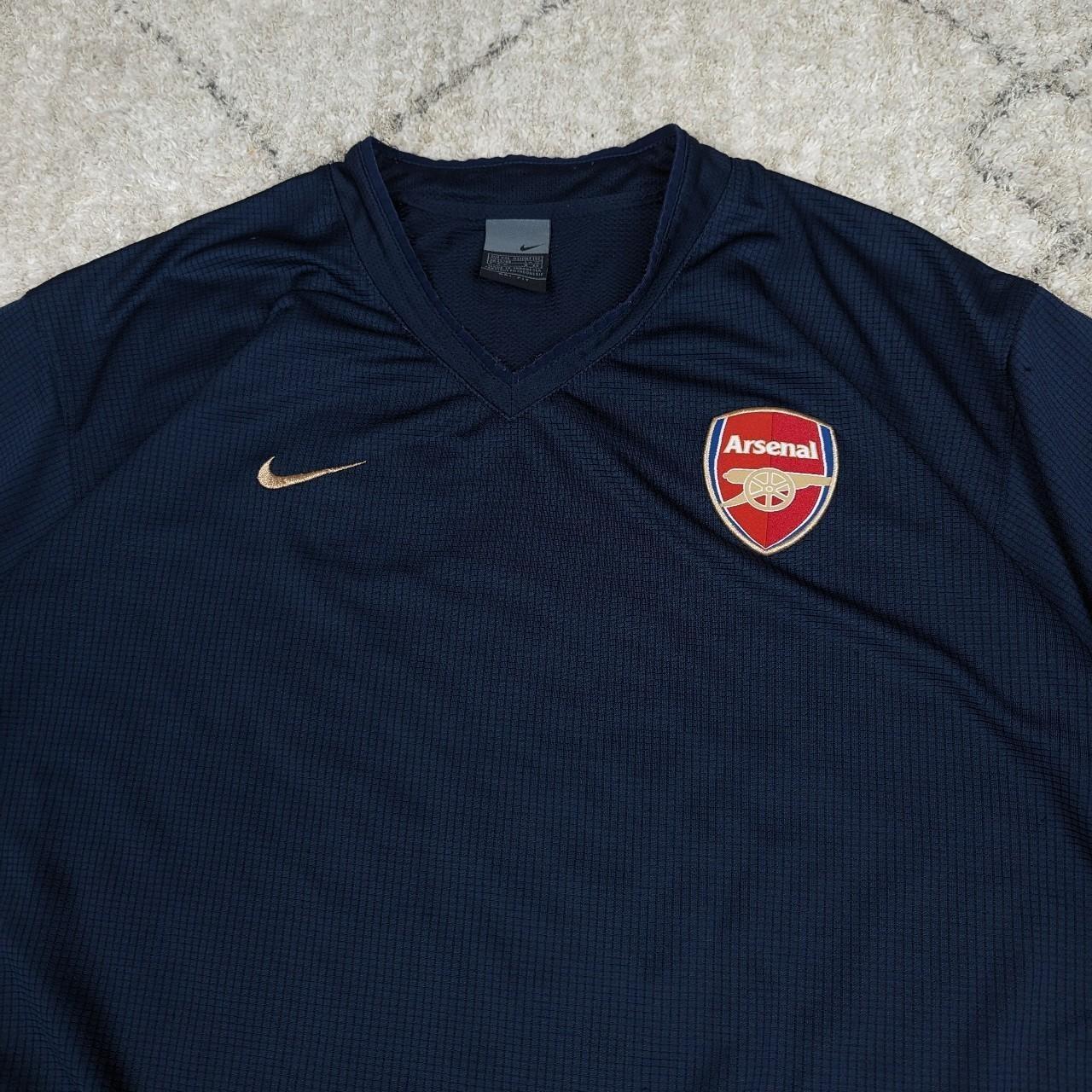 トップス NIKE O2  Arsenal Vintage Nike Arsenal Football Polo Shirt o2 Soccer White