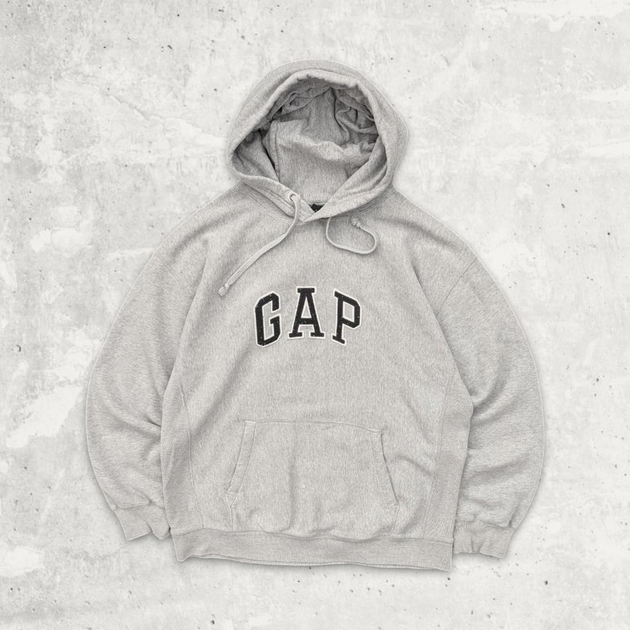 Vintage 90s GAP Fleece Spellout high quality Hoodie