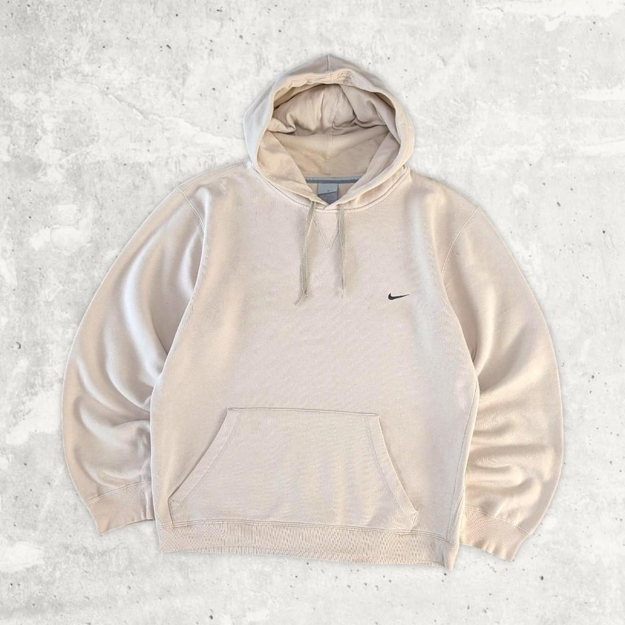nike vintage hoodie beige