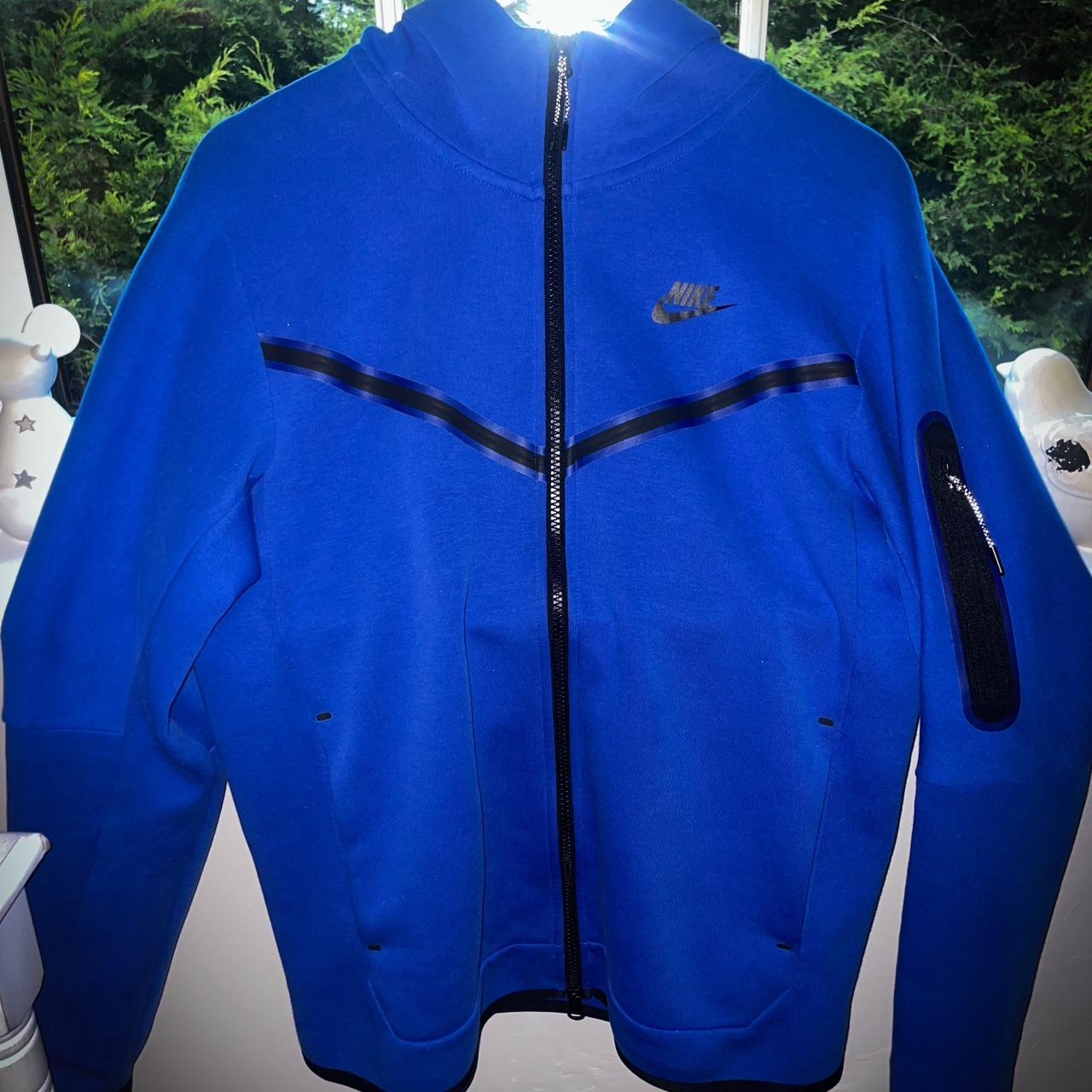 royal blue tech fleece hoodie
