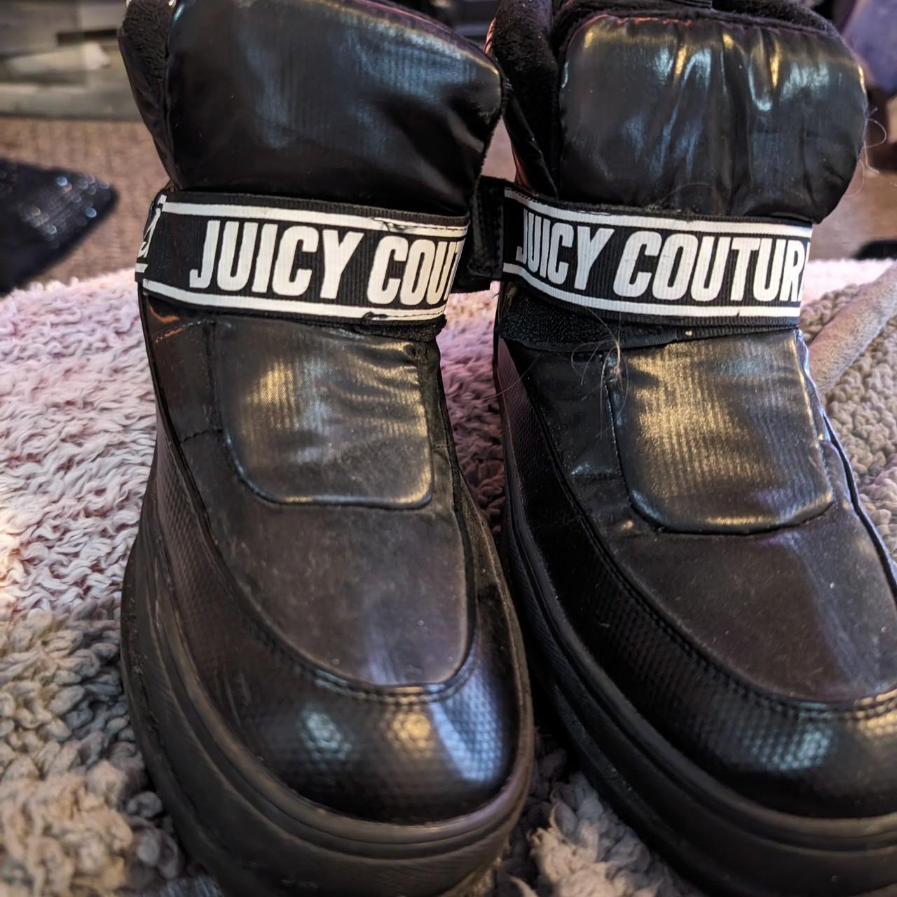 Juicy Couture Veronica Black Winter Platform Puffer... - Depop