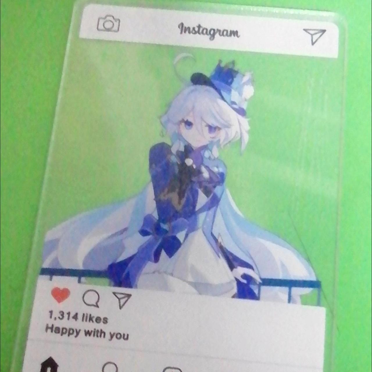 genshin impact selfie Frame Furina -ship from Hong... - Depop