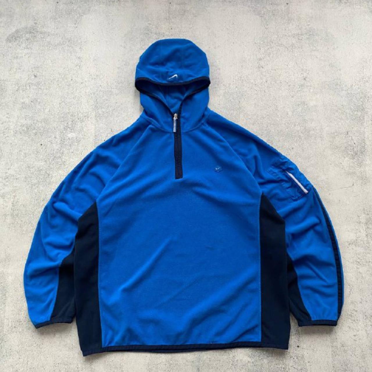 Vintage Y2K Nike Fleece Ninja Hoodie Size: XL-XXL+-... - Depop