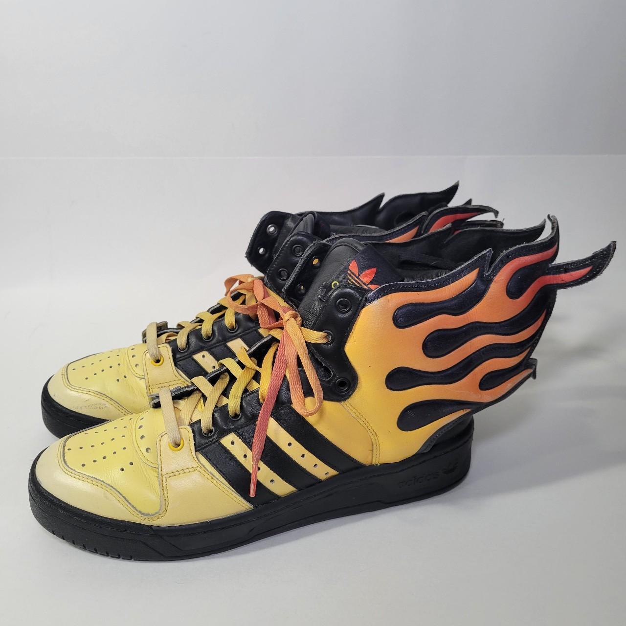 jeremy scott adidas flames
