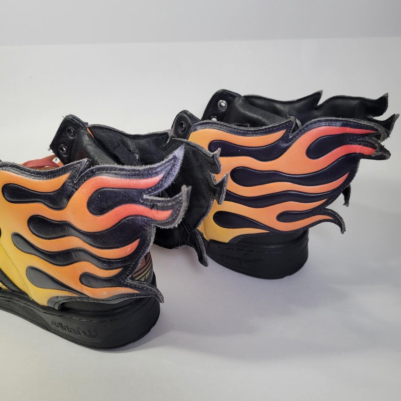 jeremy scott adidas flames