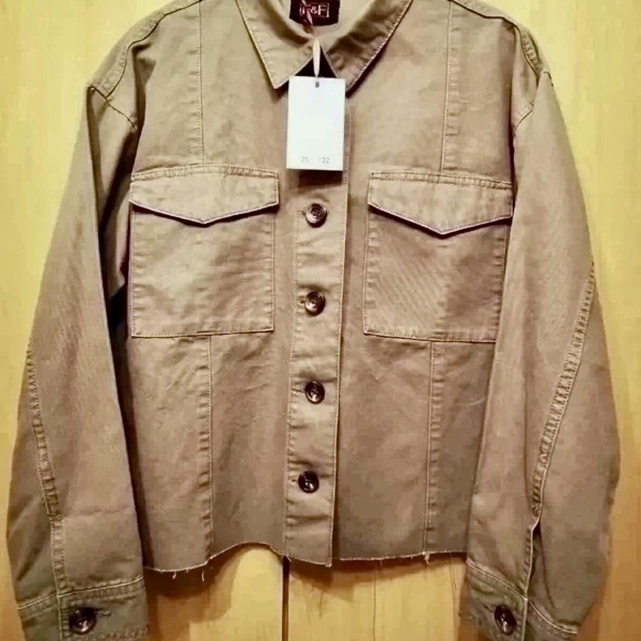 F&f khaki clearance jacket