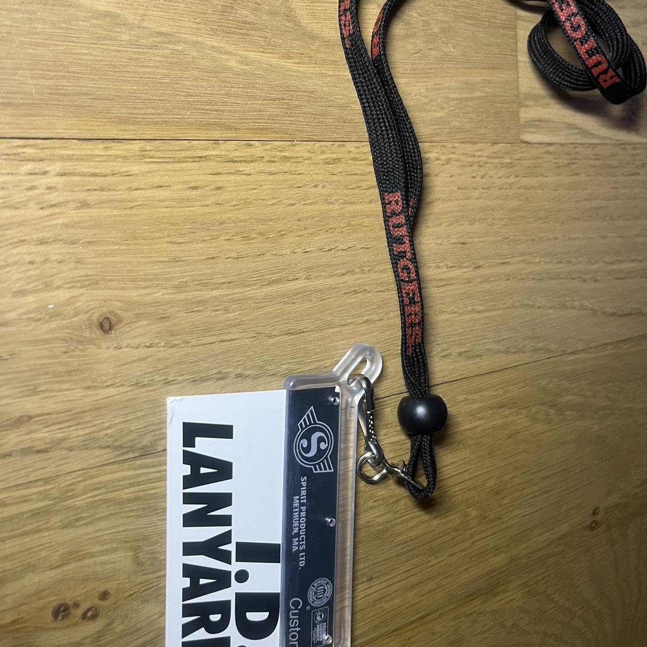 Rutgers lanyard thin band with rutgers writing depop