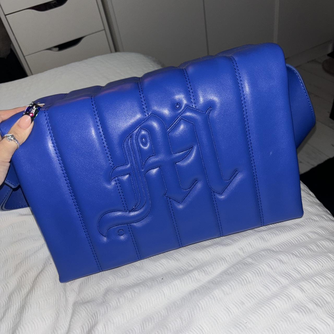 Made by Mitchell makeup blue bag/satchel Used Depop