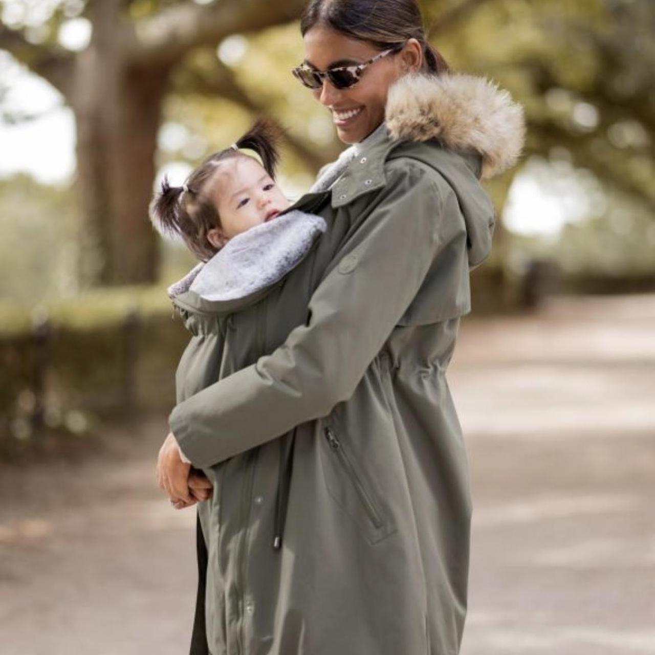 Seraphine Khaki Winter Maternity in parka Depop