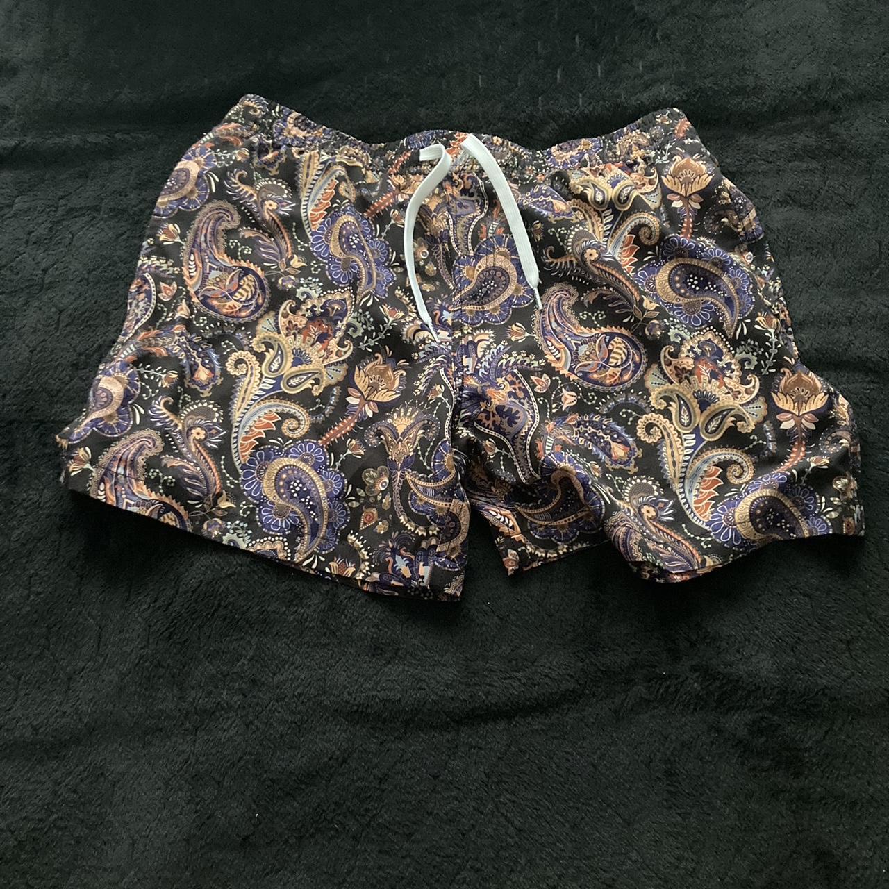 Bandana unique pattern shorts size large. Great... - Depop