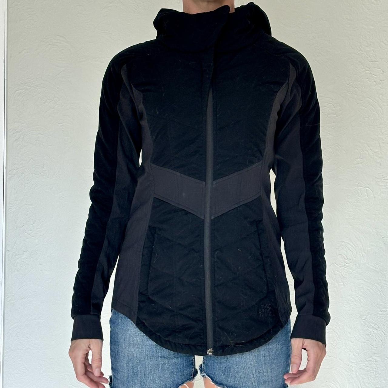 North face pseudio jacket black best sale