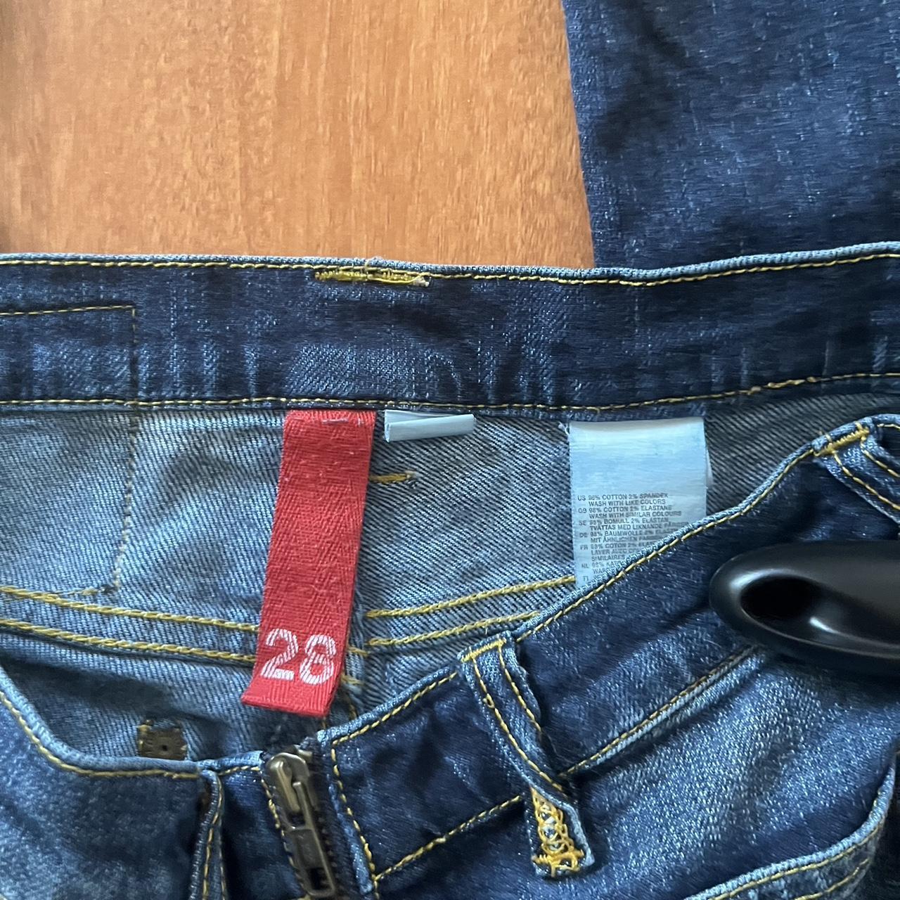Y2K lowrise zipper jeans with double zip pockets, 7 | Depop
