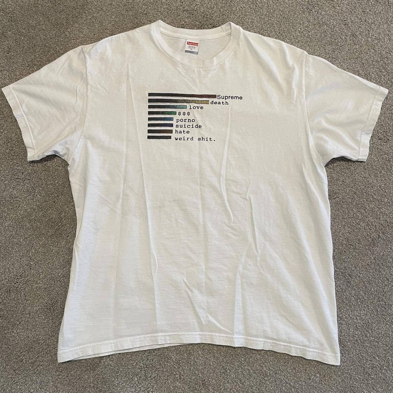 Supreme charts tee online