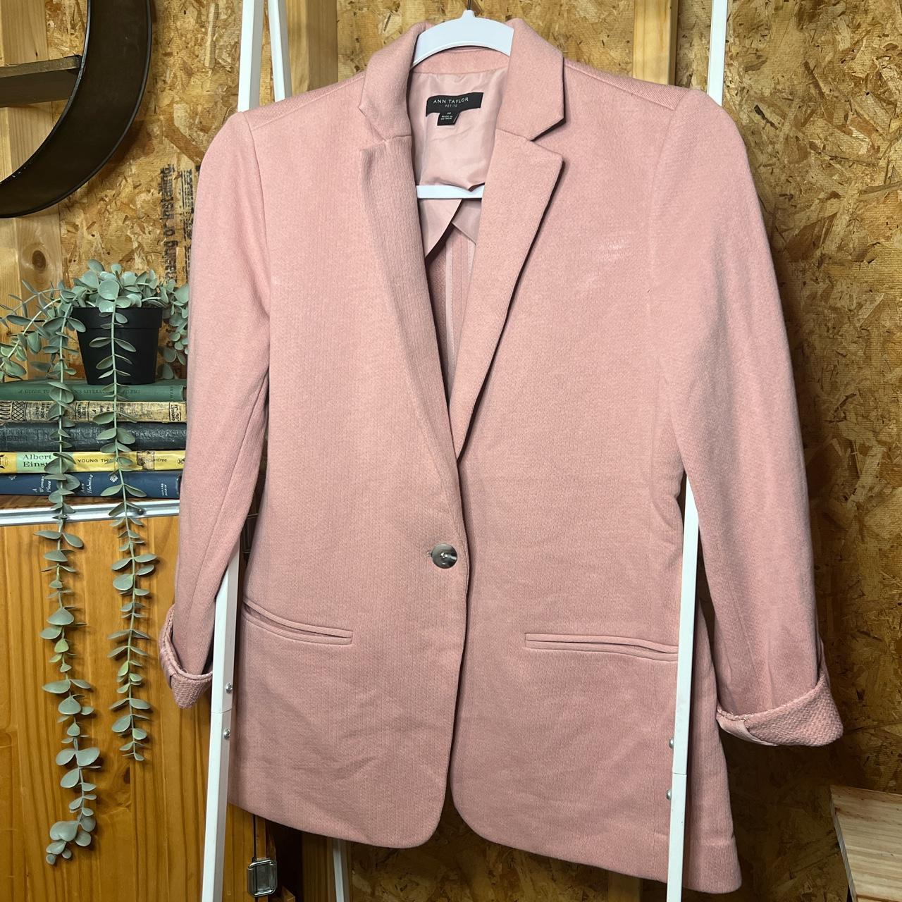 Ann taylor 2025 pink jacket