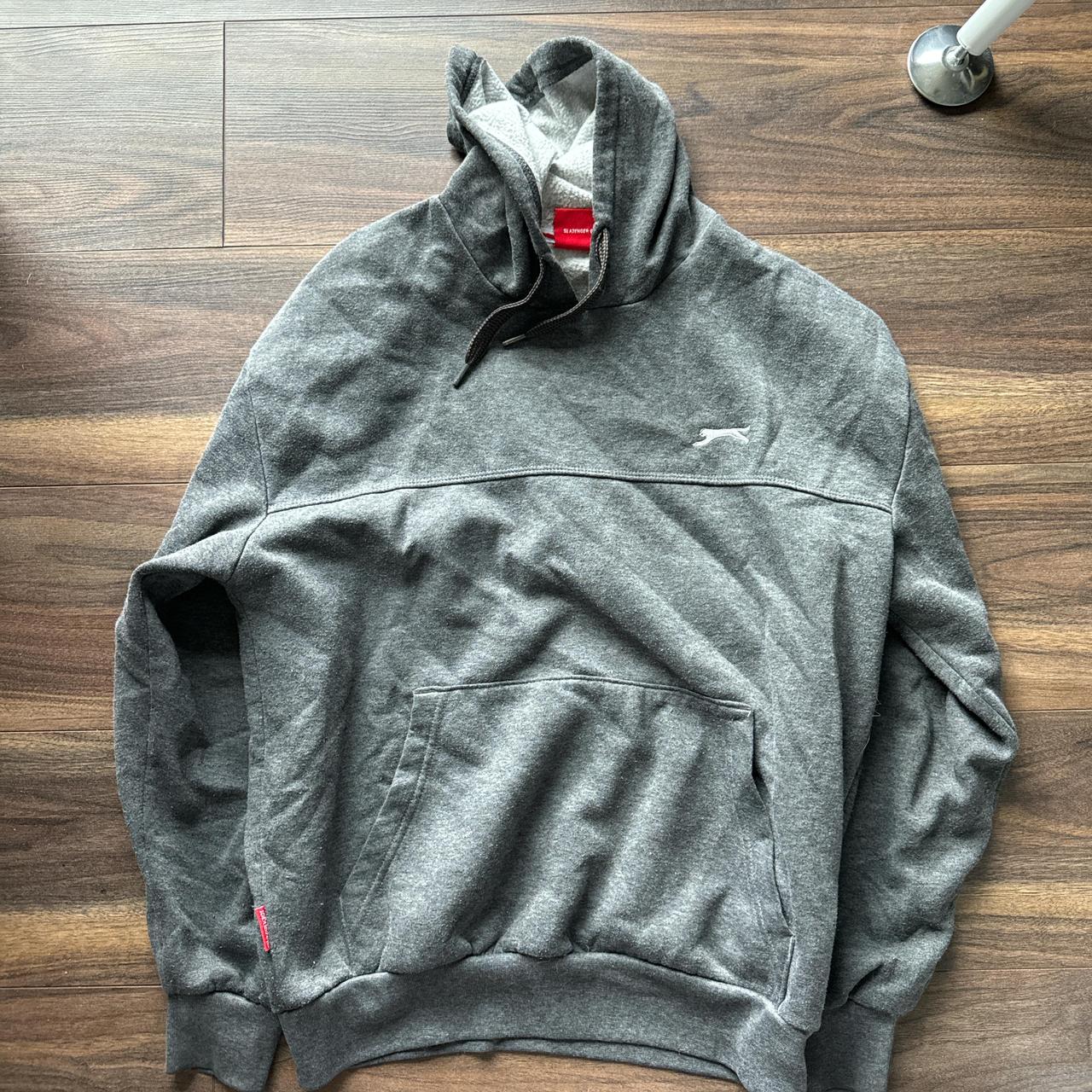 Grey Slazenger hoodie sweater super soft hoodie Depop