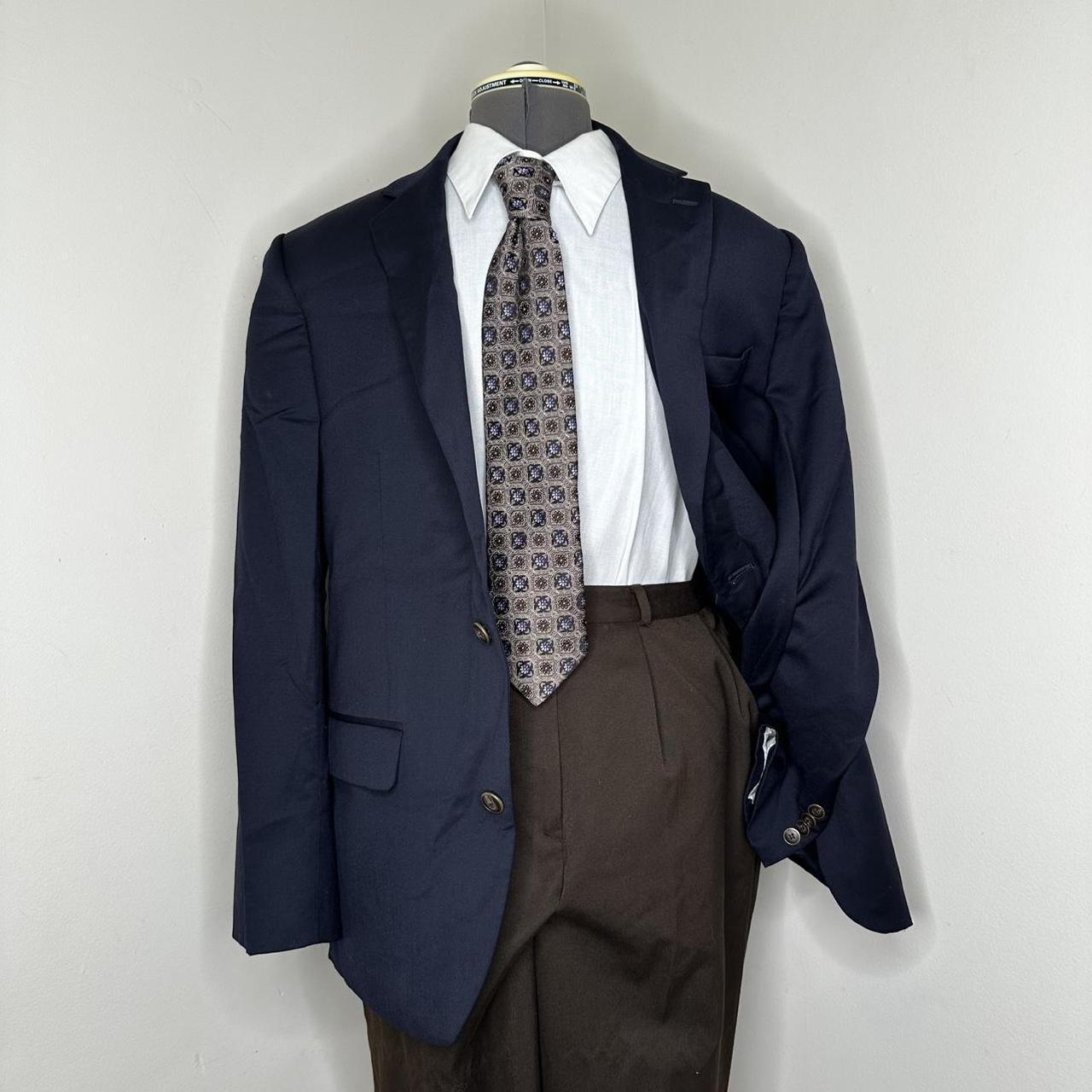 Preloved Men's Tailored jacket - Navy/Blue - L – … - image 1