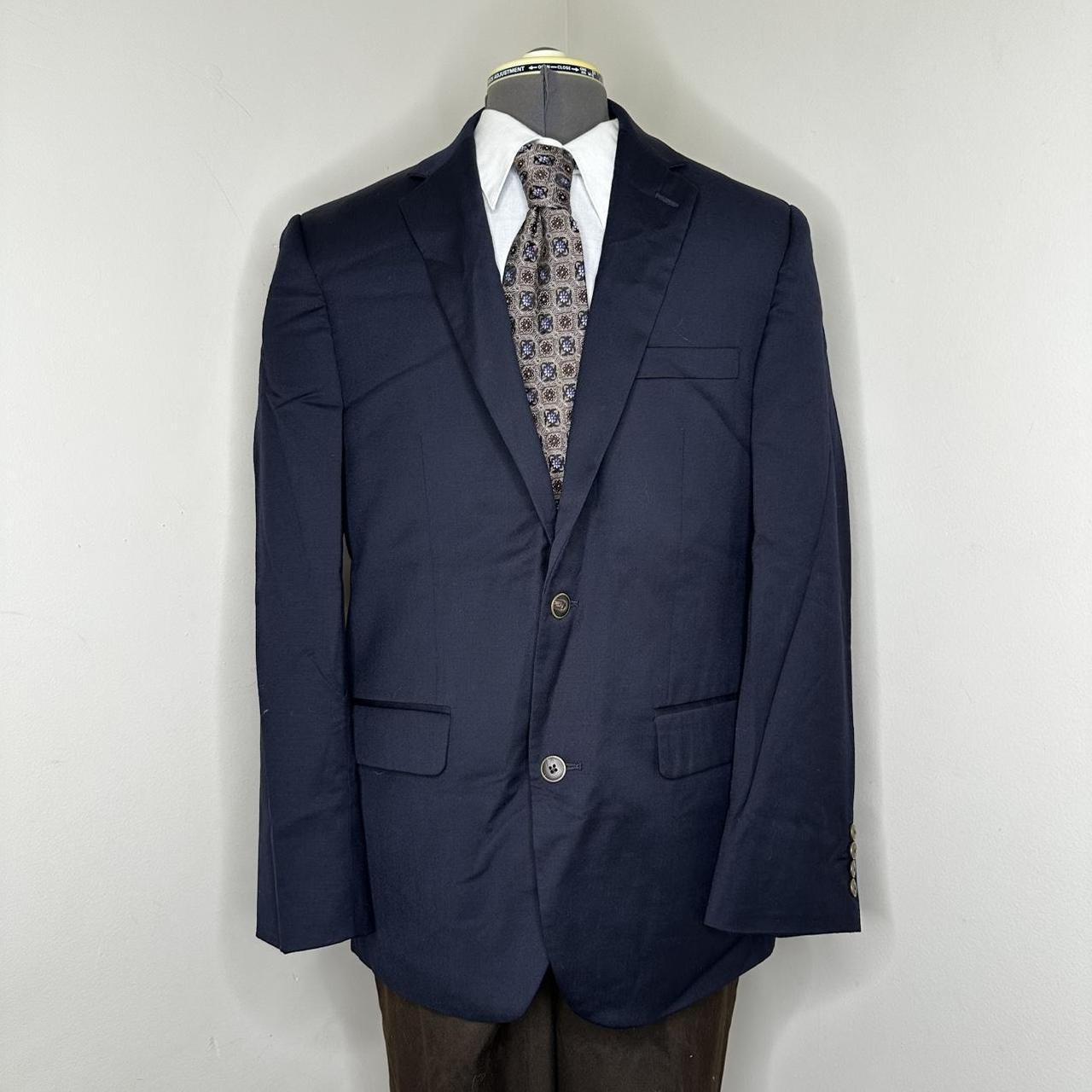 Preloved Men's Tailored jacket - Navy/Blue - L – … - image 2