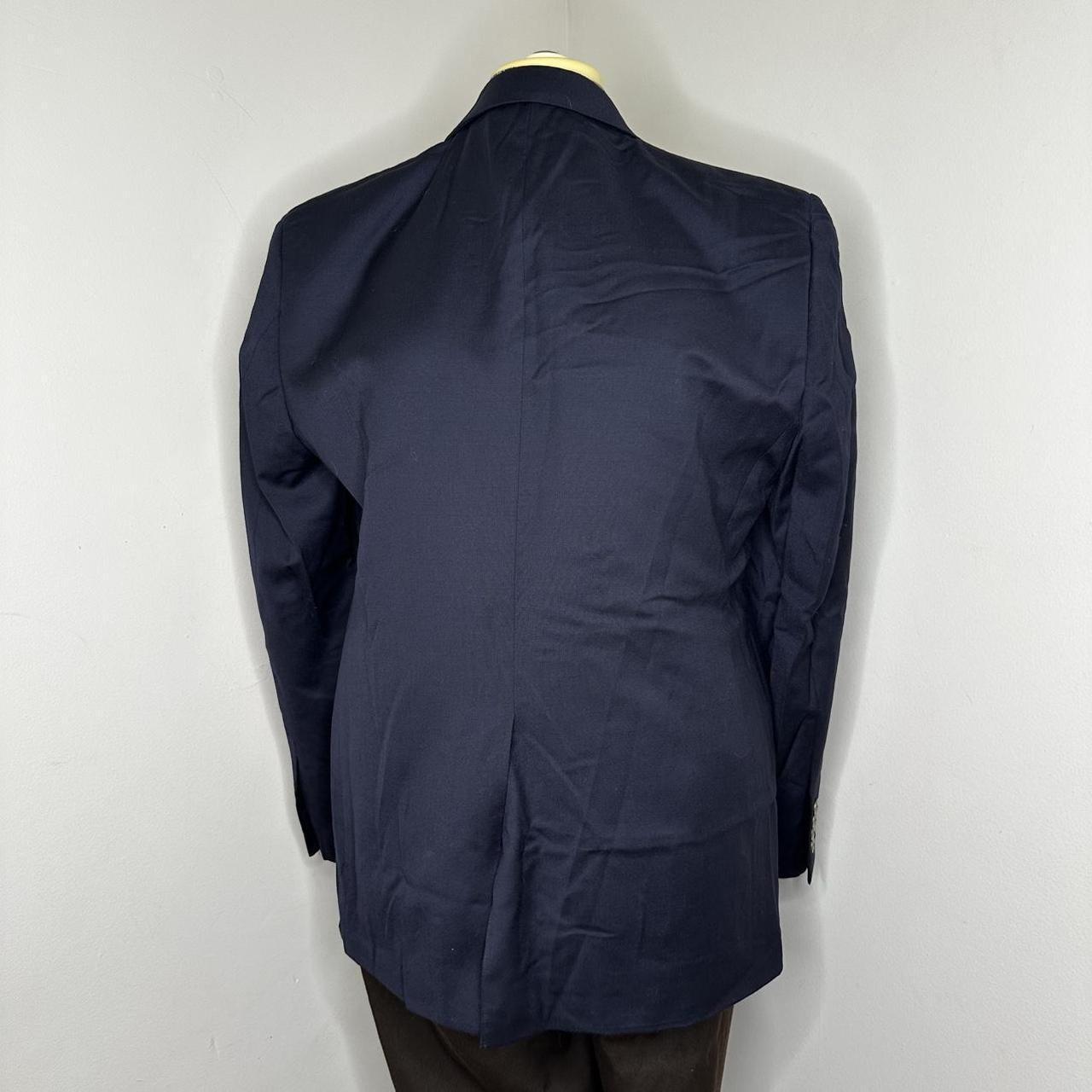 Preloved Men's Tailored jacket - Navy/Blue - L – … - image 3