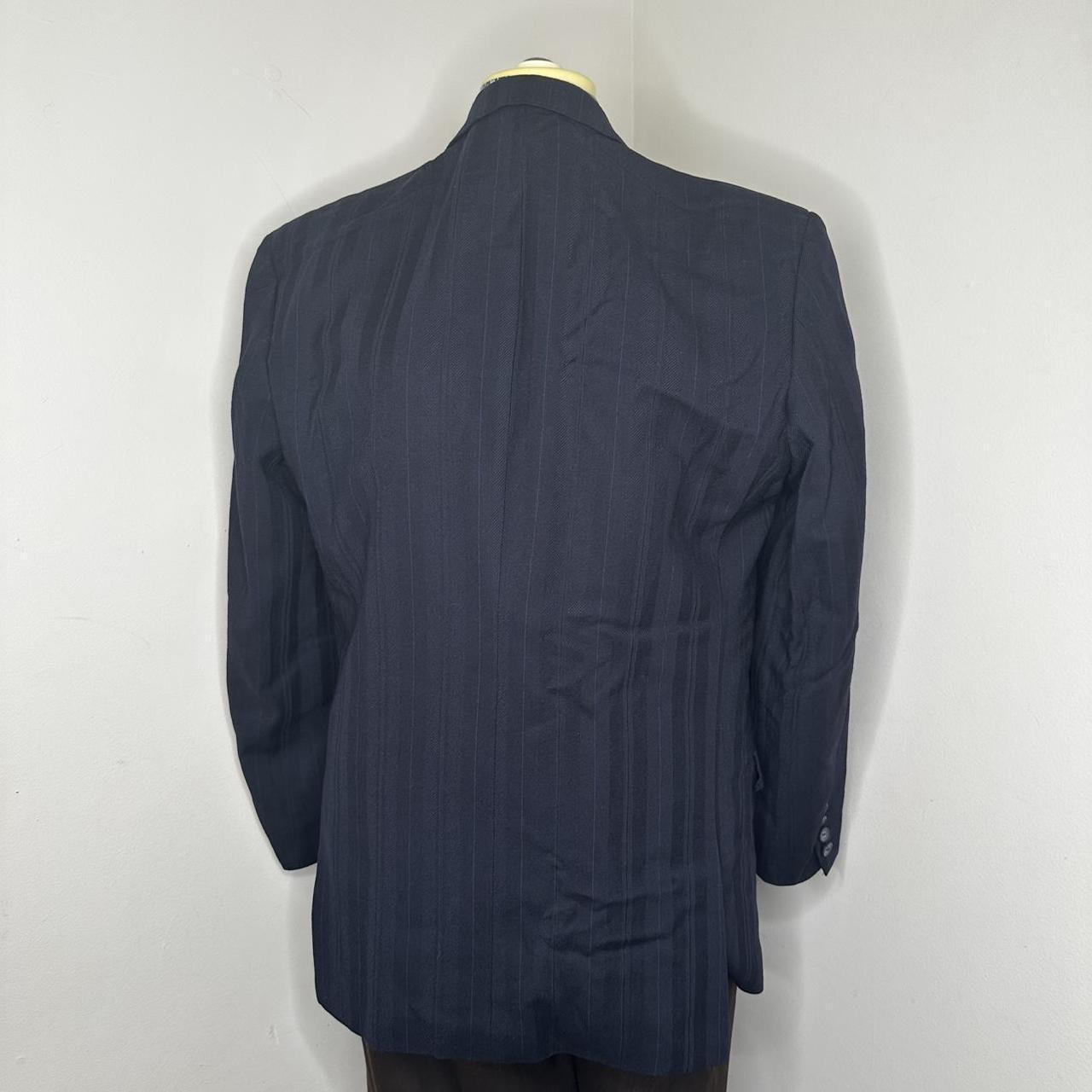 Preloved Men's Tailored jacket - Navy/Blue - L – … - image 3