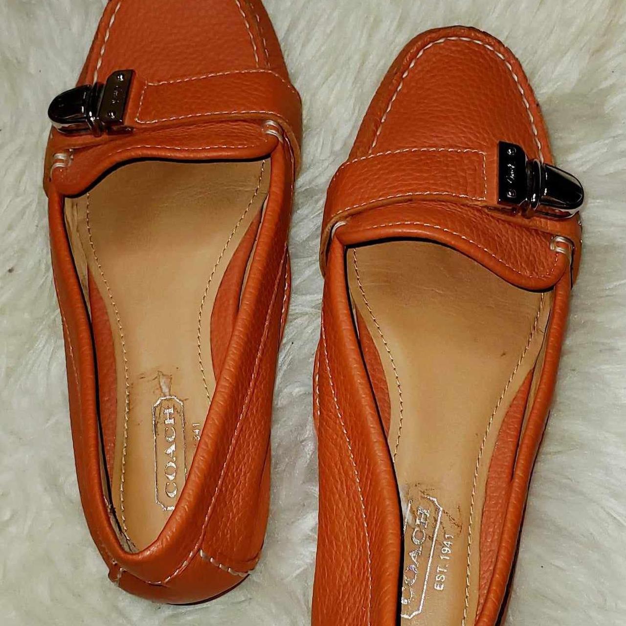 Orange deals coach shoes