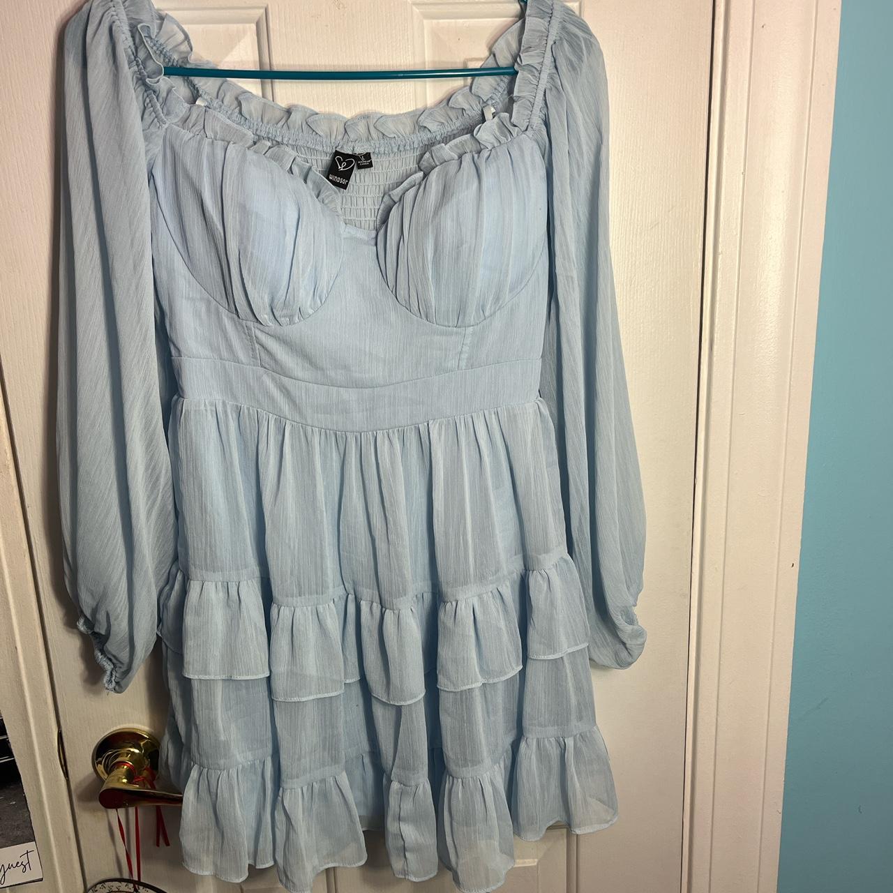 Light blue dress clearance windsor