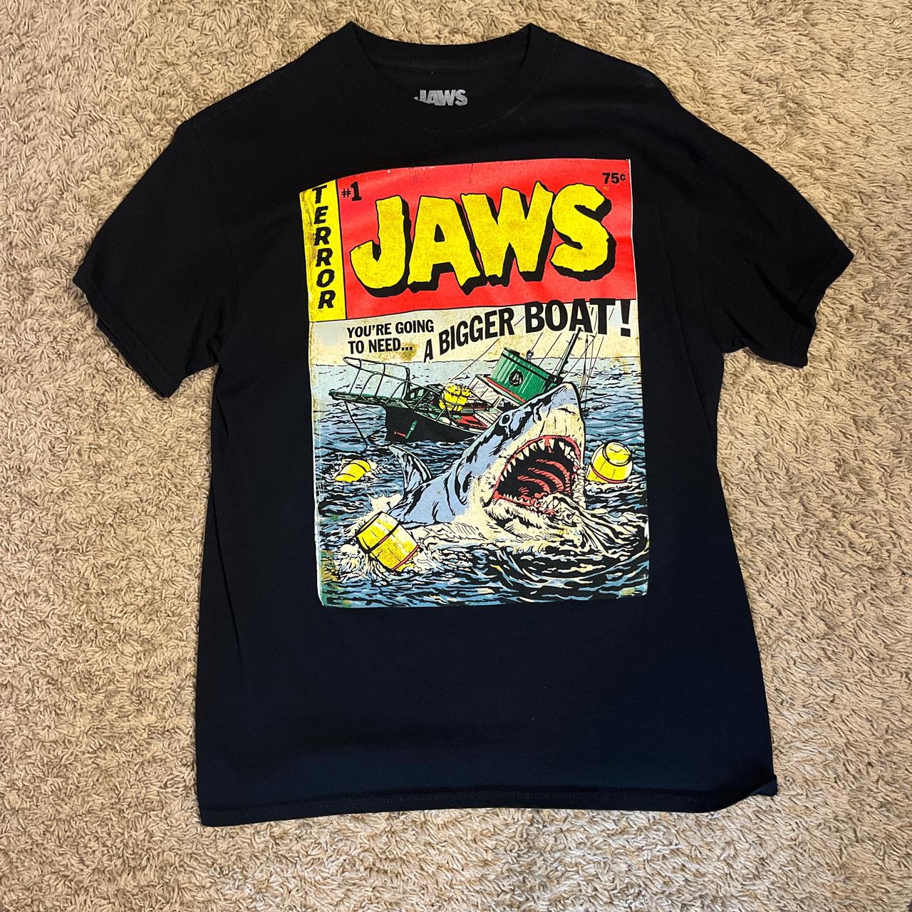 Black Jaws t shirt. Worn maybe twice. Print looks