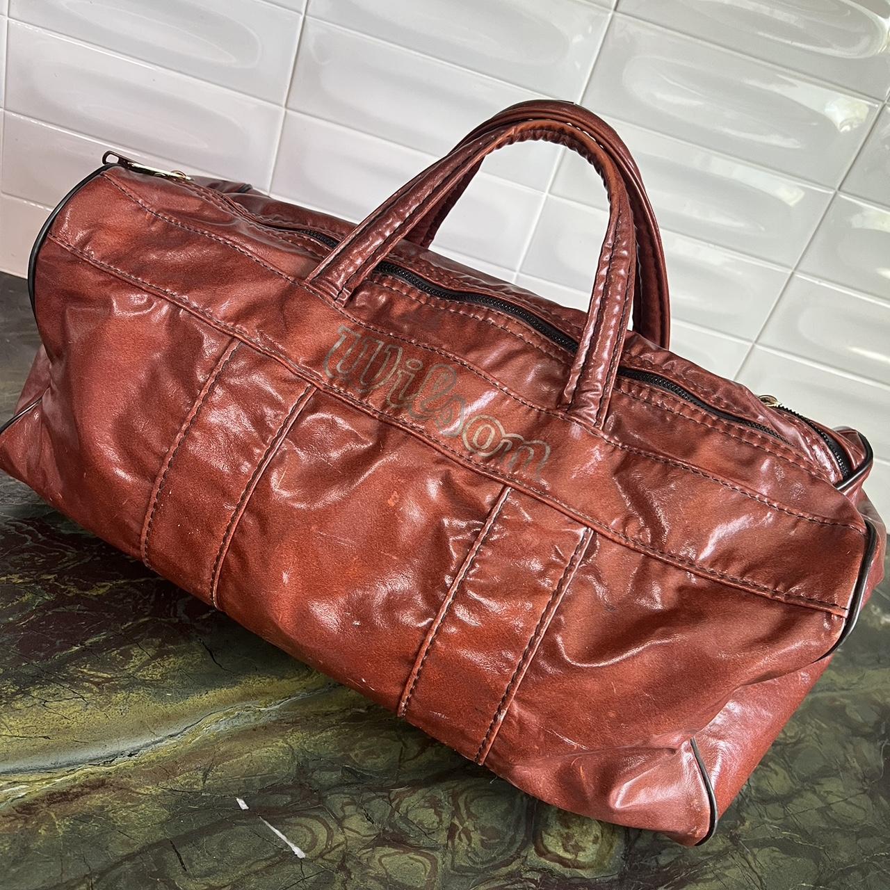 Wilsons leather duffle discount bag