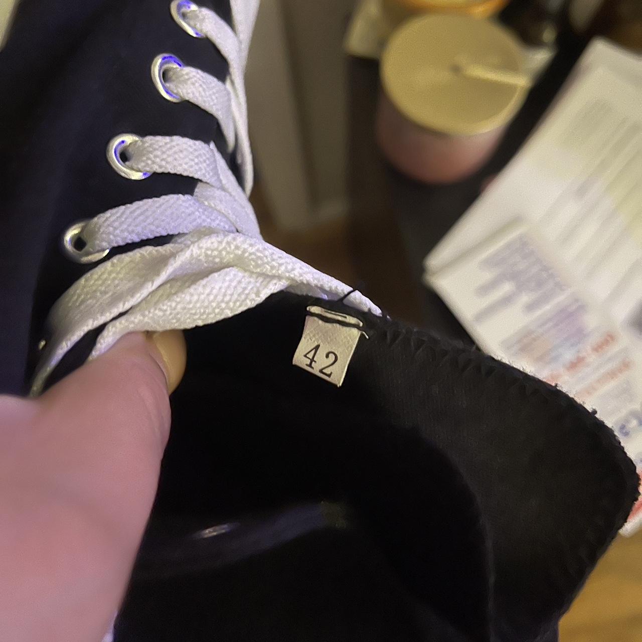 Rick Owen / platform converse dupes Worn once Sz 9... Depop