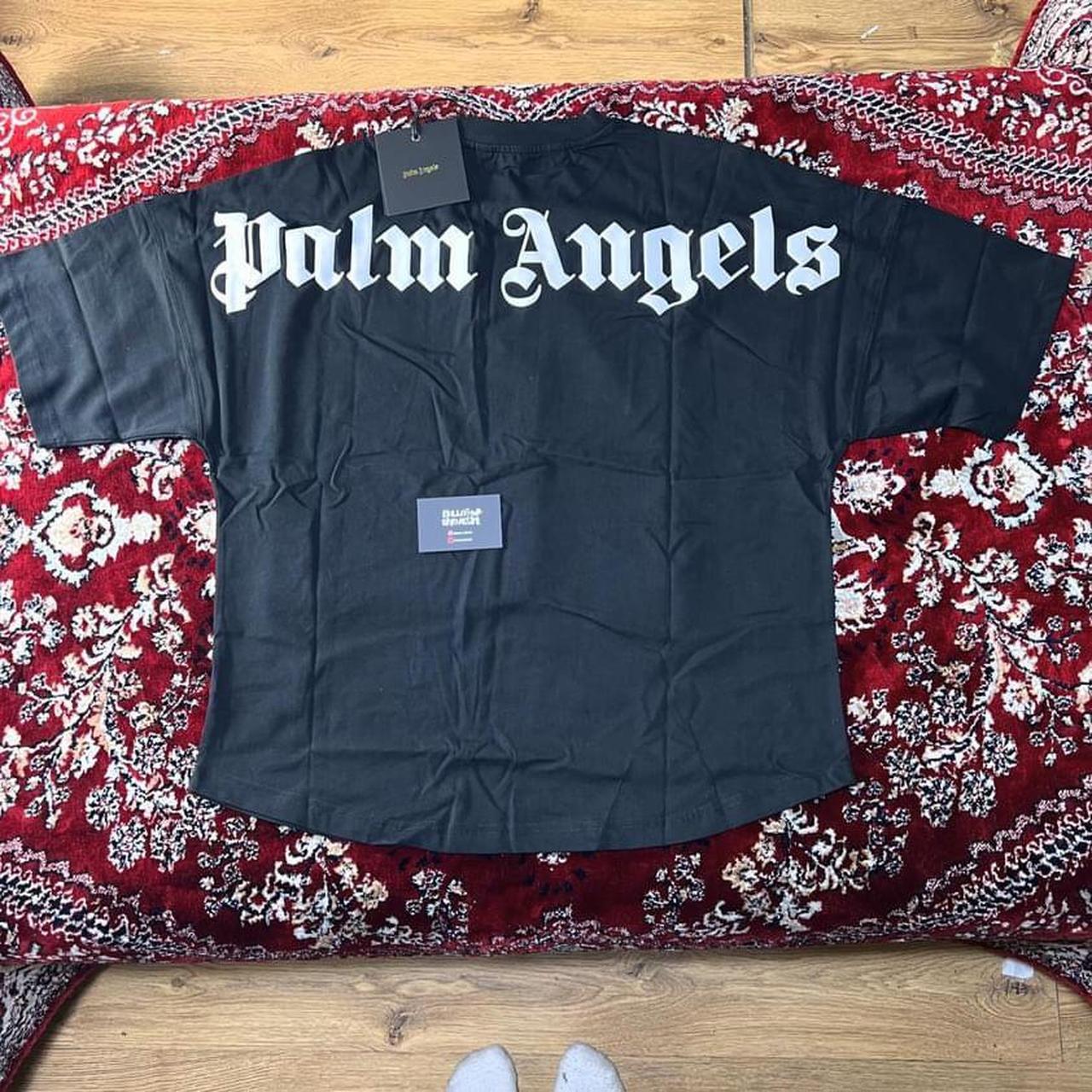 never worn, Palm Angels black logo leggings. tags & - Depop